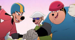 Bobby, Max y P.J. listos para ir a la universidad en An Extremely Goofy Movie.