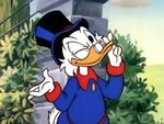 Scrooge winking