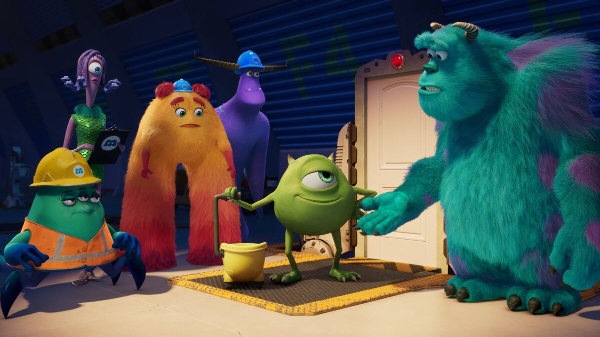 mike wazowski monsters inc sitting