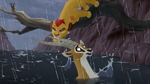 Kion saves Swala during a flash flood