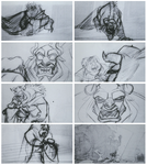 Beast's pencil tests