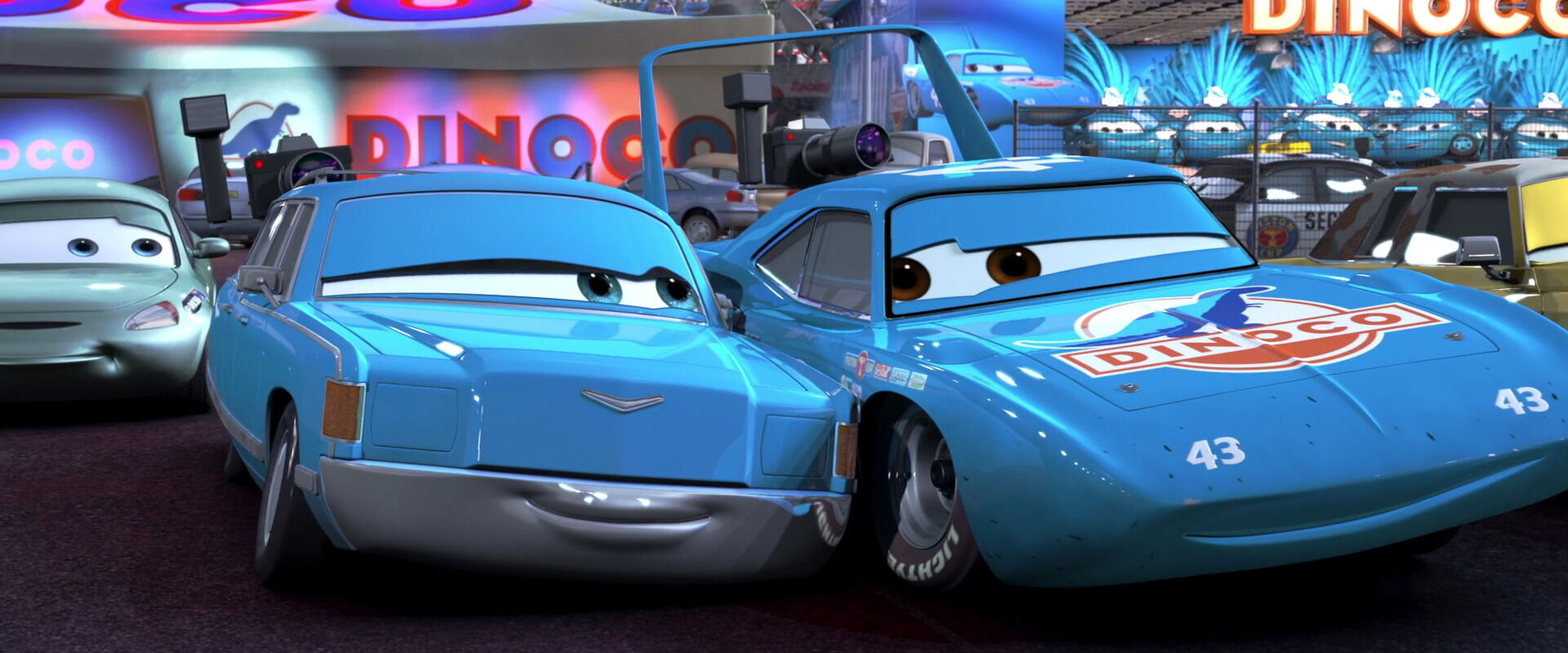 Disney Pixar Cars Cars Metal Damaged The King 155 Diecast, 50% OFF