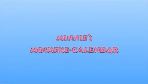Minnie's Mouseke-Calendar