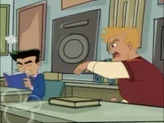 Switcheroo (76).jpg (164 KB) Hayley (in Jake's body) gets hit by a paper ball thrown by Brad