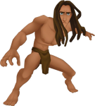 Tarzan as he appears in the original Kingdom Hearts.
