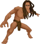 Tarzan as he appears in the original Kingdom Hearts.