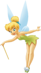 Tinker Bell waving her wand