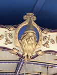 Yen Sid's face on the Fantasia Carousel