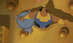 Kronk smashes Yzma by accident