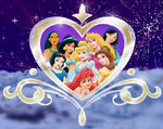 8 princesses in a Heart