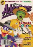 Jim Carrey as Stanley Ipkiss from The Mask with Darkwing Duck on the cover of Disney Adventures (August 1994).