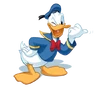 Donald Duck transparent