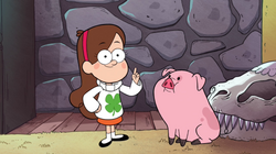 S1e10 mabel with clover sweater