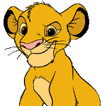 Headshot of cub Simba