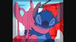 Stitch and Angel during Pleakley's filming
