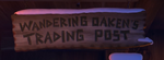 Wandering Oaken's Trade Post sign.