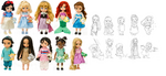 Disney Animators Collection Baby dolls with concept art