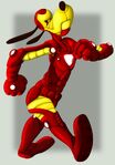 Goofy as Iron Man