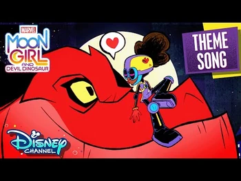 Marvel's Moon Girl and Devil Dinosaur Season 2 Theme Song 🎶 - Music Video - @disneychannel