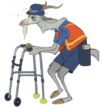 Officer Mabel (The Old Goat) concept