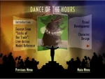 Dance of the Hours menu (page 1)