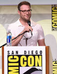 Seth Rogen speaks at the 2016 San Diego Comic Con.