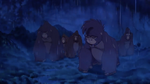 Terk and the other gorillas mourn the loss of Kerchak