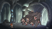 Multi-Bear preparing to attack Dipper