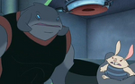 Gantu libera a Hämsterviel de prisión en Leroy & Stitch.