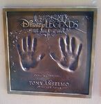 Tony Anselmo's Disney Legend handprints.