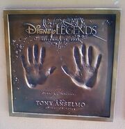 Tony Anselmo's Disney Legend handprints