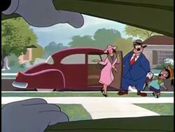 The family seen in "" often mistaken to be Pete's family, and the son is mistaken for Pete Junior.