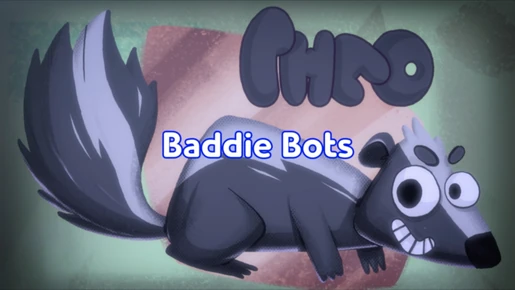 Baddie Bots Title Card