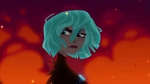 Cassandra taking over Corona in Rapunzel's fear vision