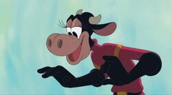 Clarabelle in Mickey, Donald, Goofy The Three Musketeers
