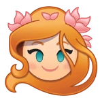 Giselle's emoji in Disney Emoji Blitz.