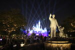 Sleeping Beauty's Castle with Partners Statue