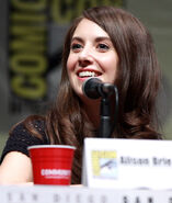 Alison Brie at the 2013 San Diego Comic Con.