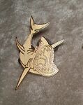 Disney pins- Glut the shark