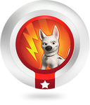 Bolt's Super Strength Power Disc in Disney Infinity