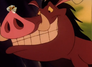 Pumbaa tells Timon to start a new life by doing lots of good deeds and helping others