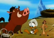 Earl listens to Timon and Pumbaa argue