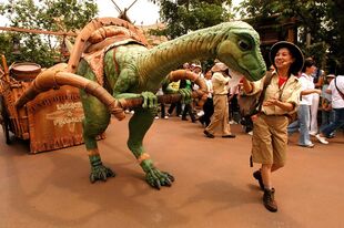 Lucky the Dinosaur at Hong Kong Disneyland