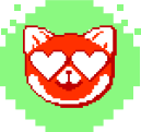 Pandamagochi heart eyes icon