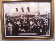 Photograph of the SS Columbia's dedication