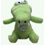 Crocodile with clock plush