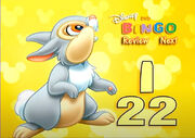 Disney DVD Bingo Thumper