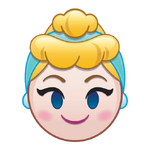 Cinderella's emoji for Disney Emoji Blitz.