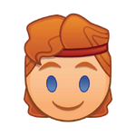 Hercules's emoji for Disney Emoji Blitz.