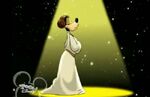 Goofy as Princess Leia Organa in How to Be Groovy, Cool and Fly